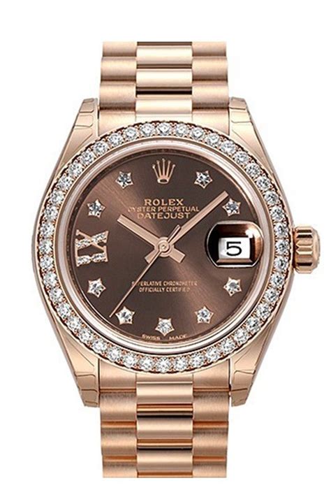 ladies gold presidential rolex watch|rolex presidential rose gold.